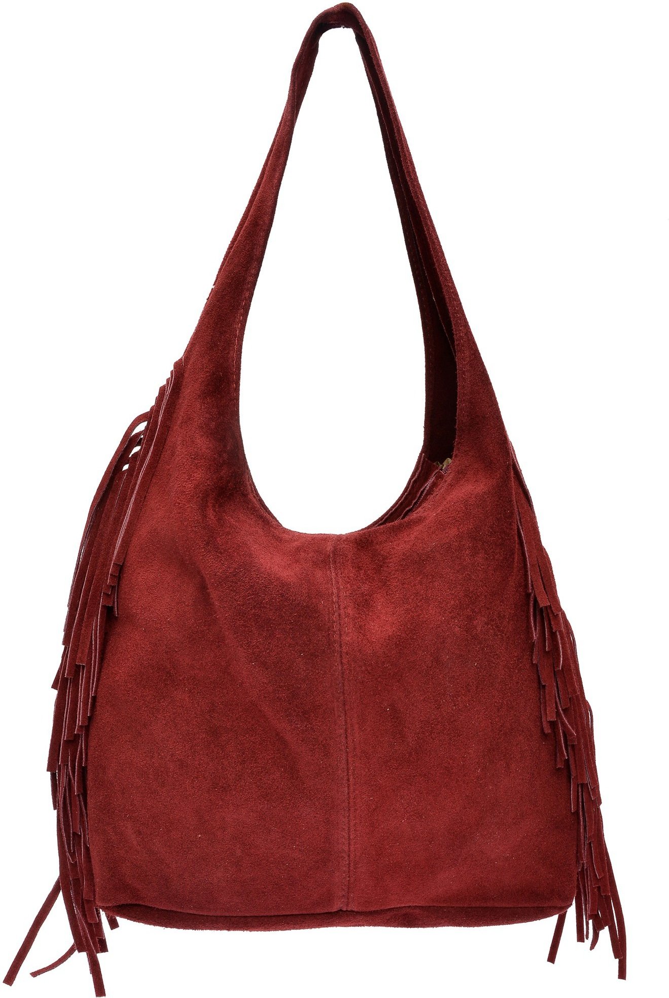 Isabella Rhea Lila Lederhandtasche