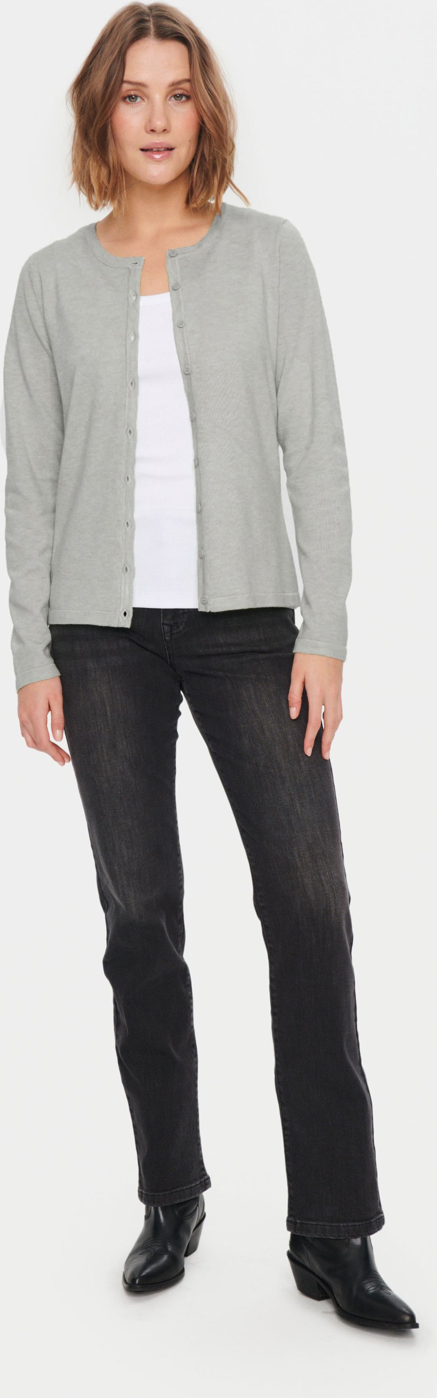 Strickjacke Classic fit grey