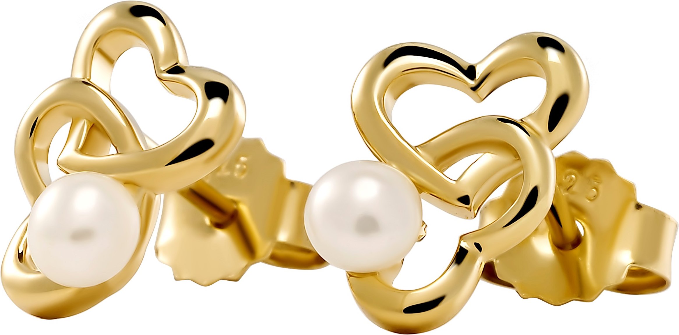 Orphelia 'Lili' Damen 925 Sterling Silber Steckerohrringe - Gold ZO-7513/G