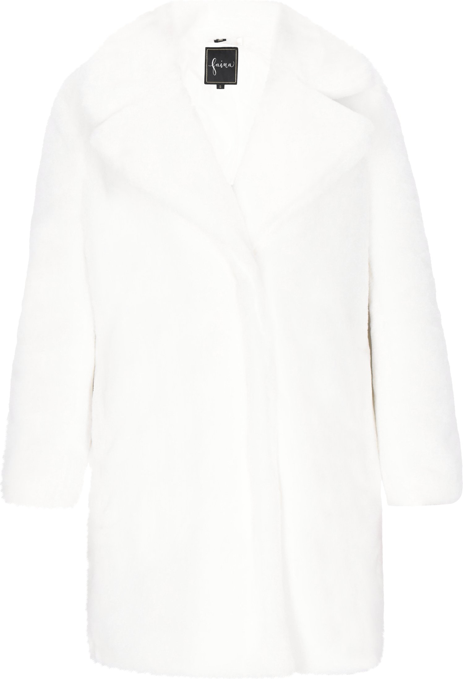 Faina Mantel Frauen Weiß