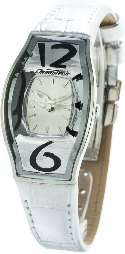 Chronotech 7932l52ac Weißes Lederarmband