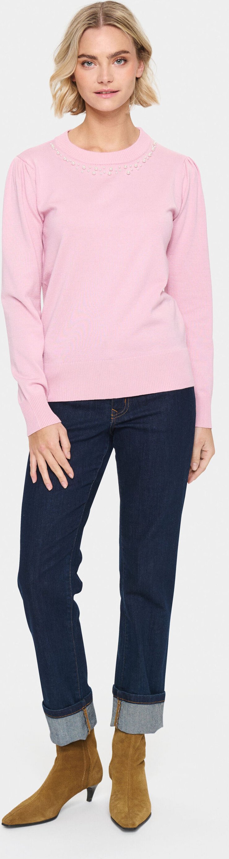 Strickpullover Reguläre Passform pink