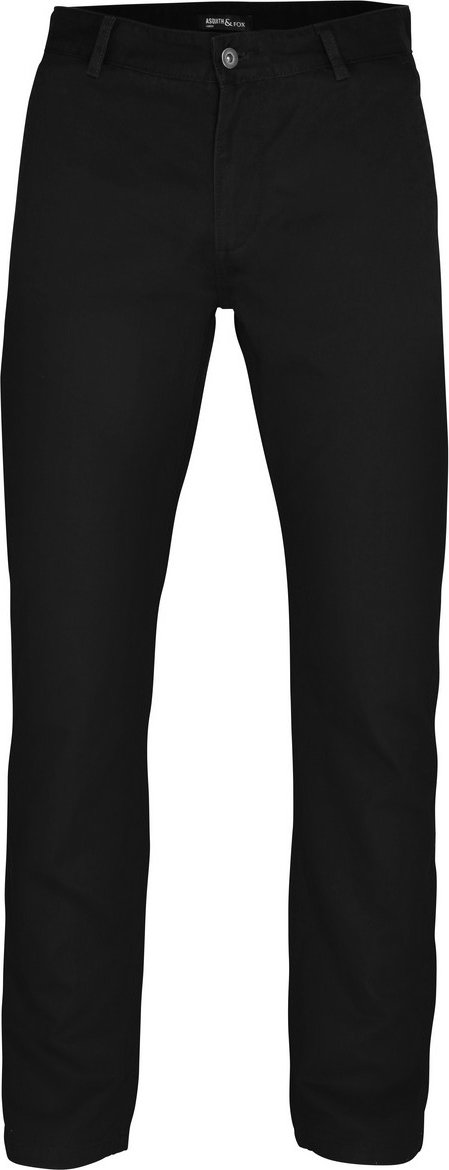 Asquith & Fox Herren Classic Casual Chinos/Hosen (Schwarz)