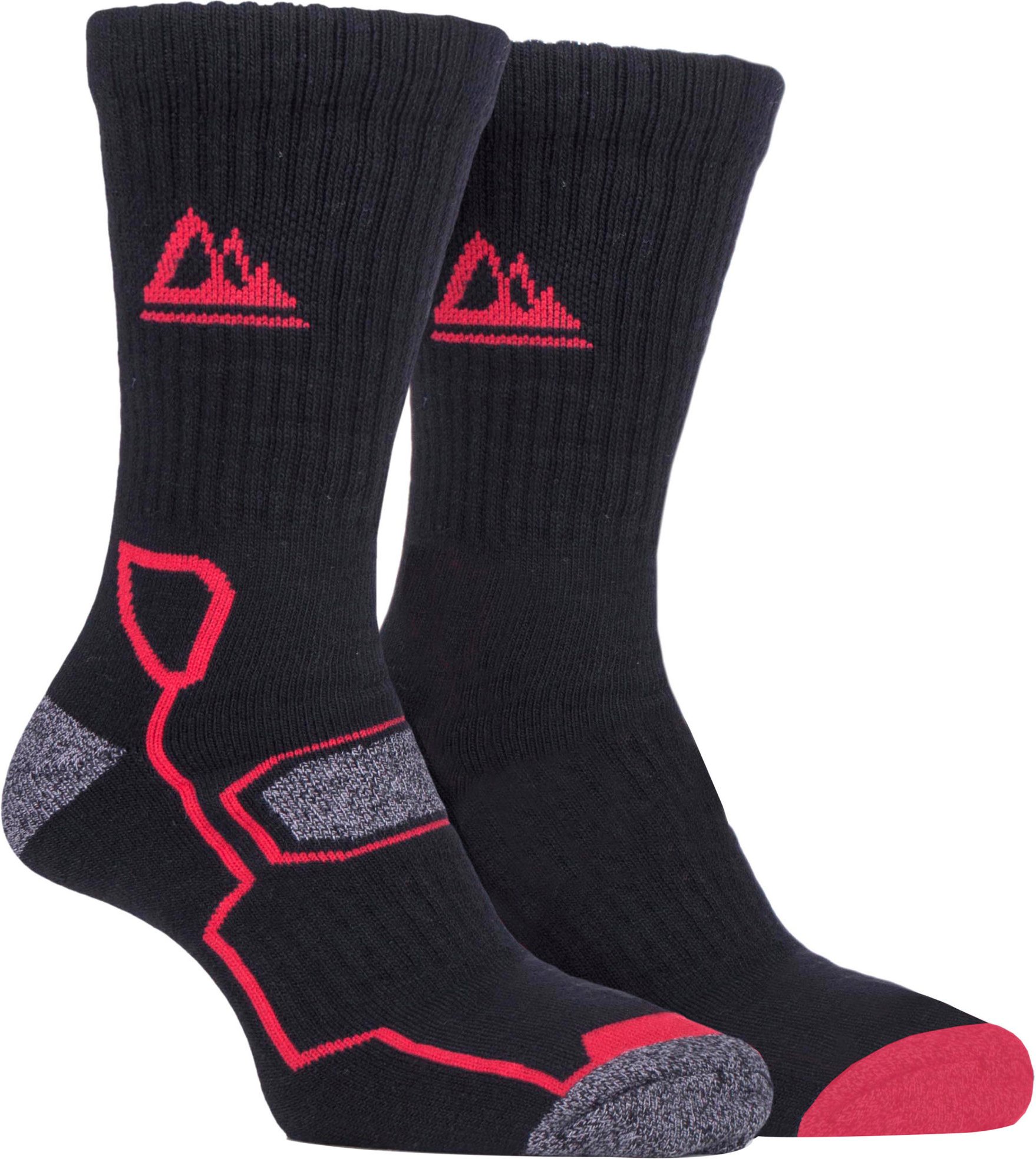 Storm Bloc - 2er-Pack Herren Super Soft Atmungsaktive Bambus Trekking Wandern Socken für Stiefel