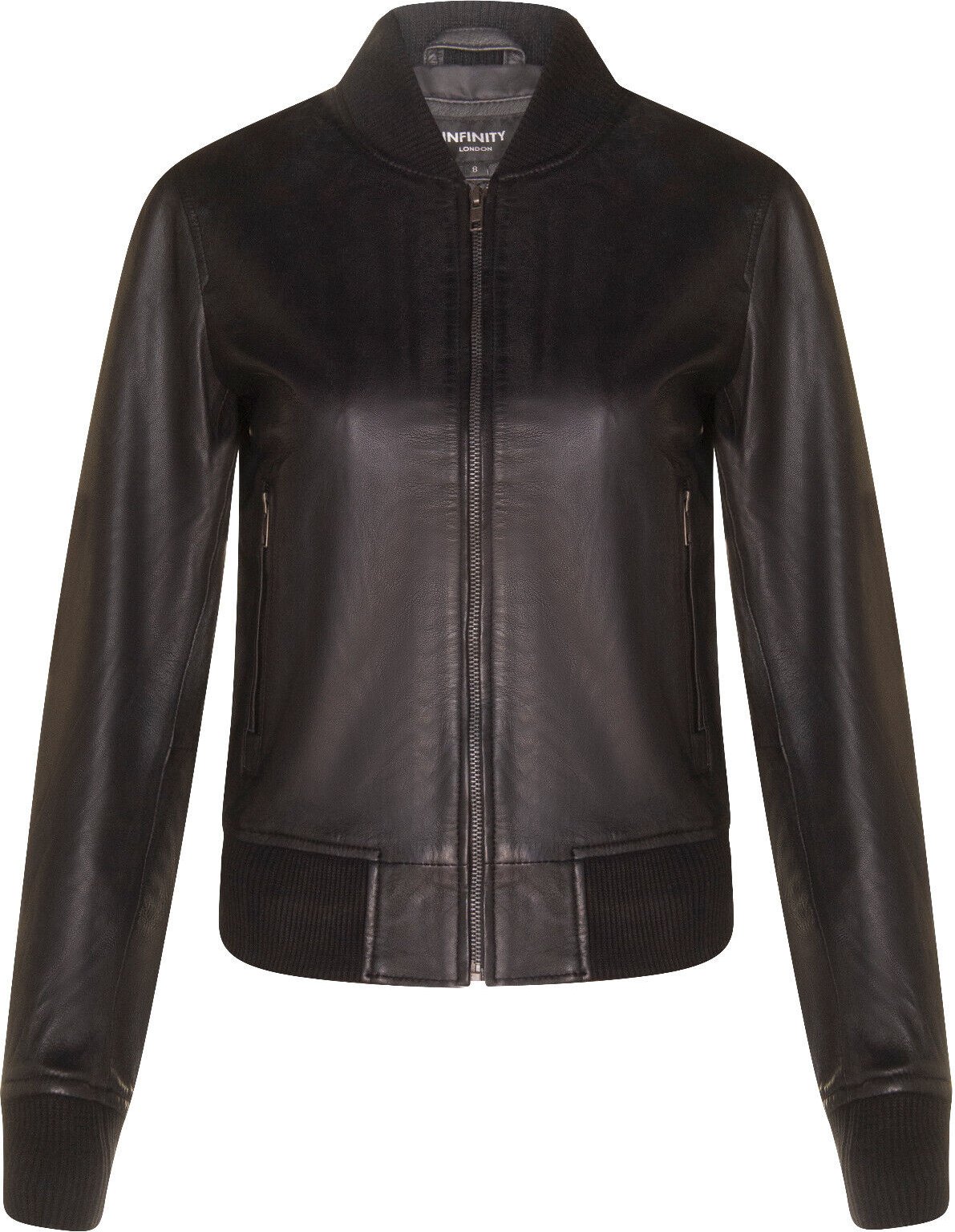 Klassische MA-1-Bomberjacke aus Leder für Damen – Newcastle