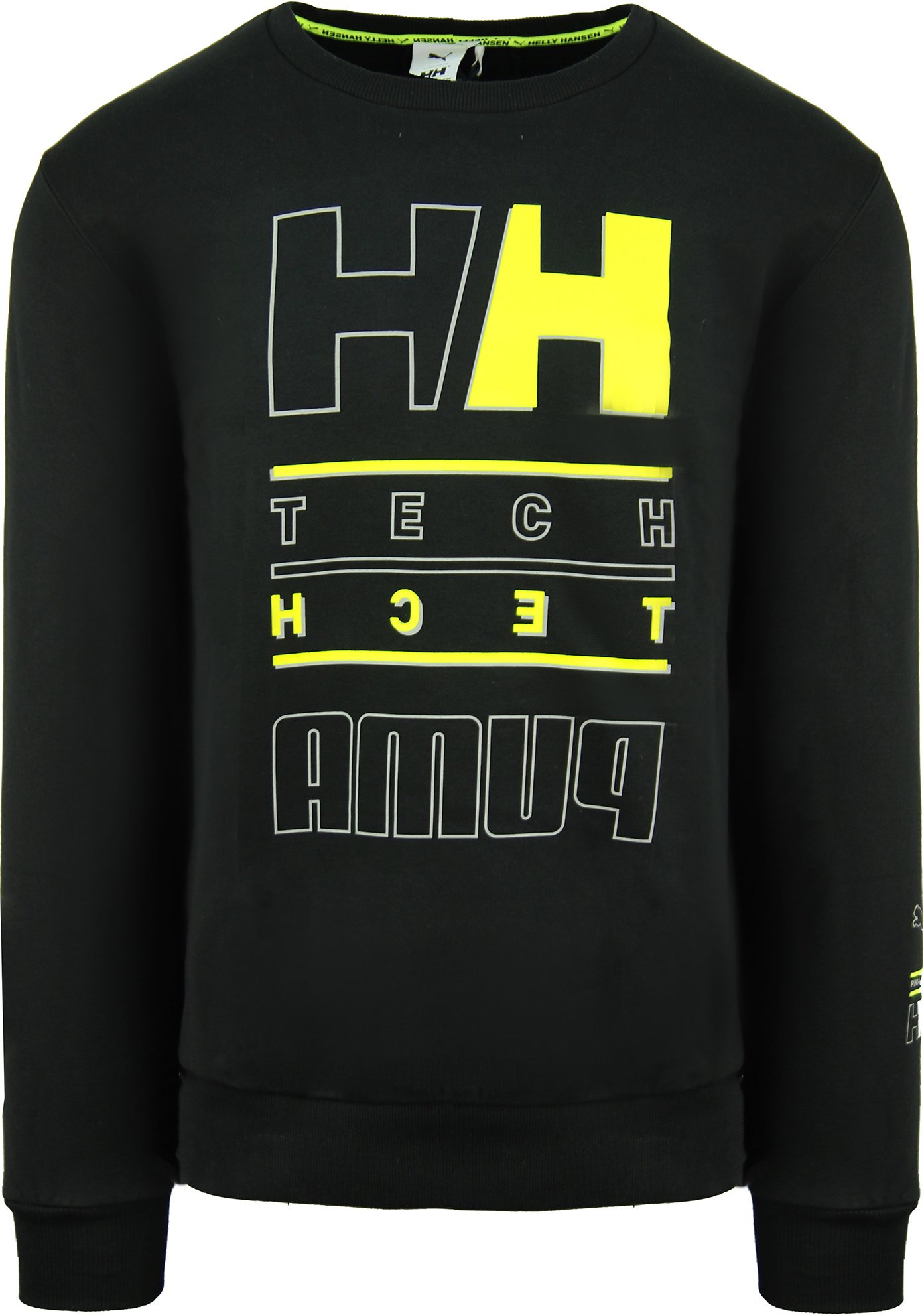Puma x Helly Hansen Langarm Crew Crew Neck Black Männer Grafisches Sweatshirt 598284 01