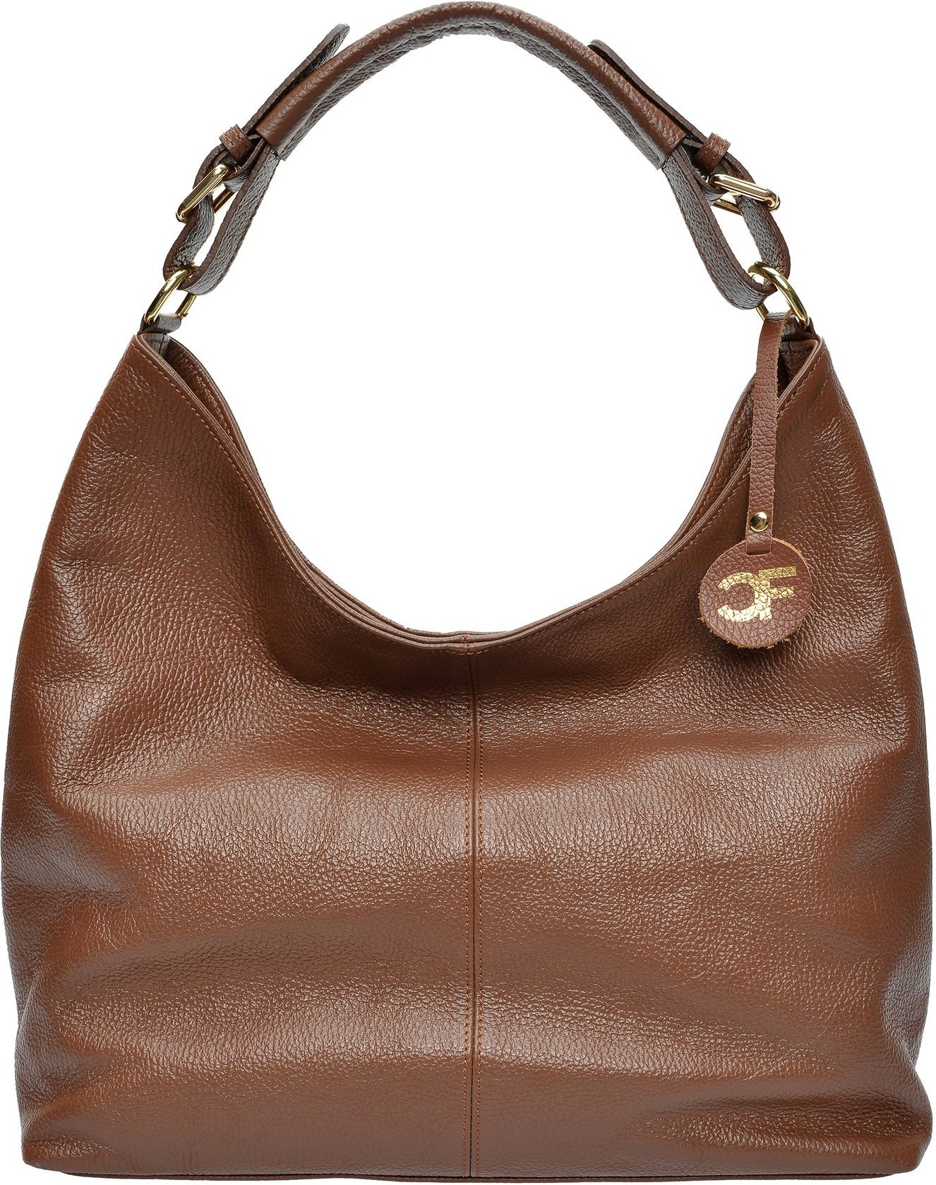 Carla Ferreri Weinrote Lederhandtasche