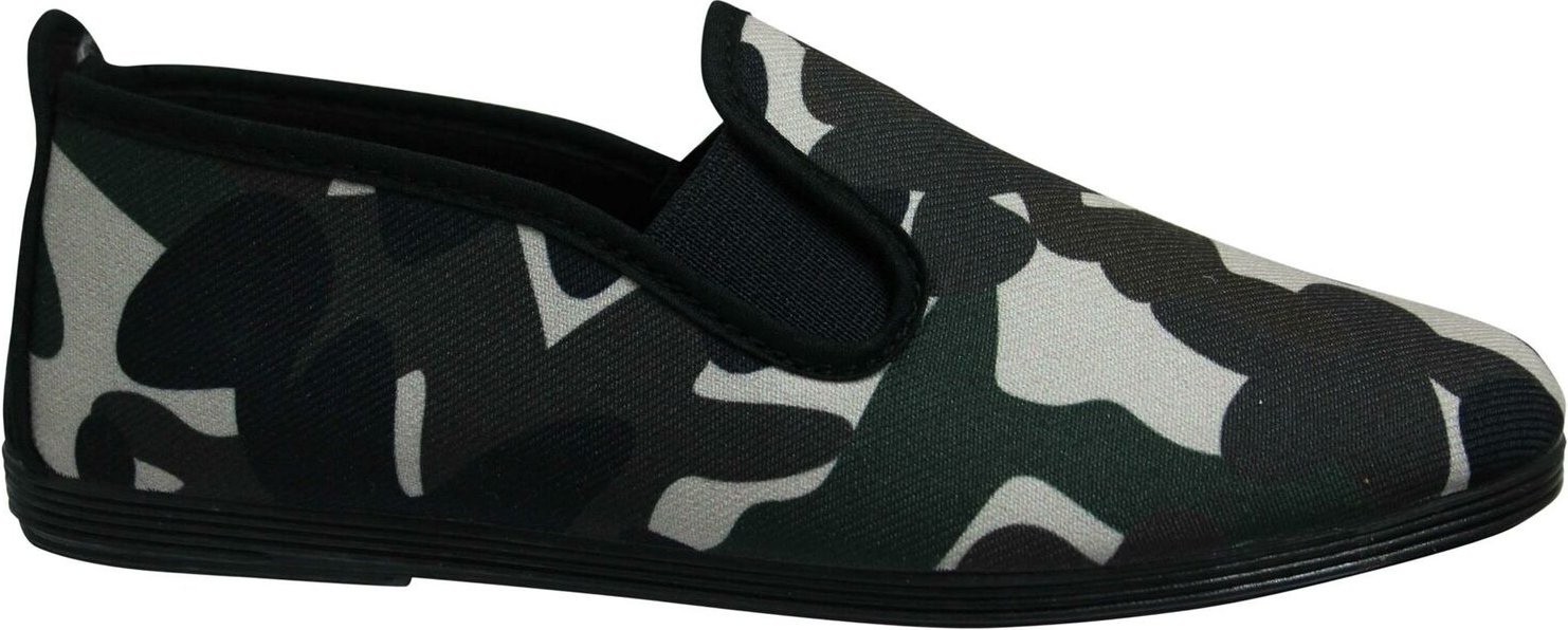 Flossy Style Bruno Mens Camo Plimsolls