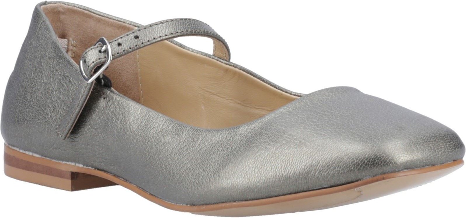 Thumbnail - Hush Puppies Pasha Lederschuhe für Damen in Zinnfarben