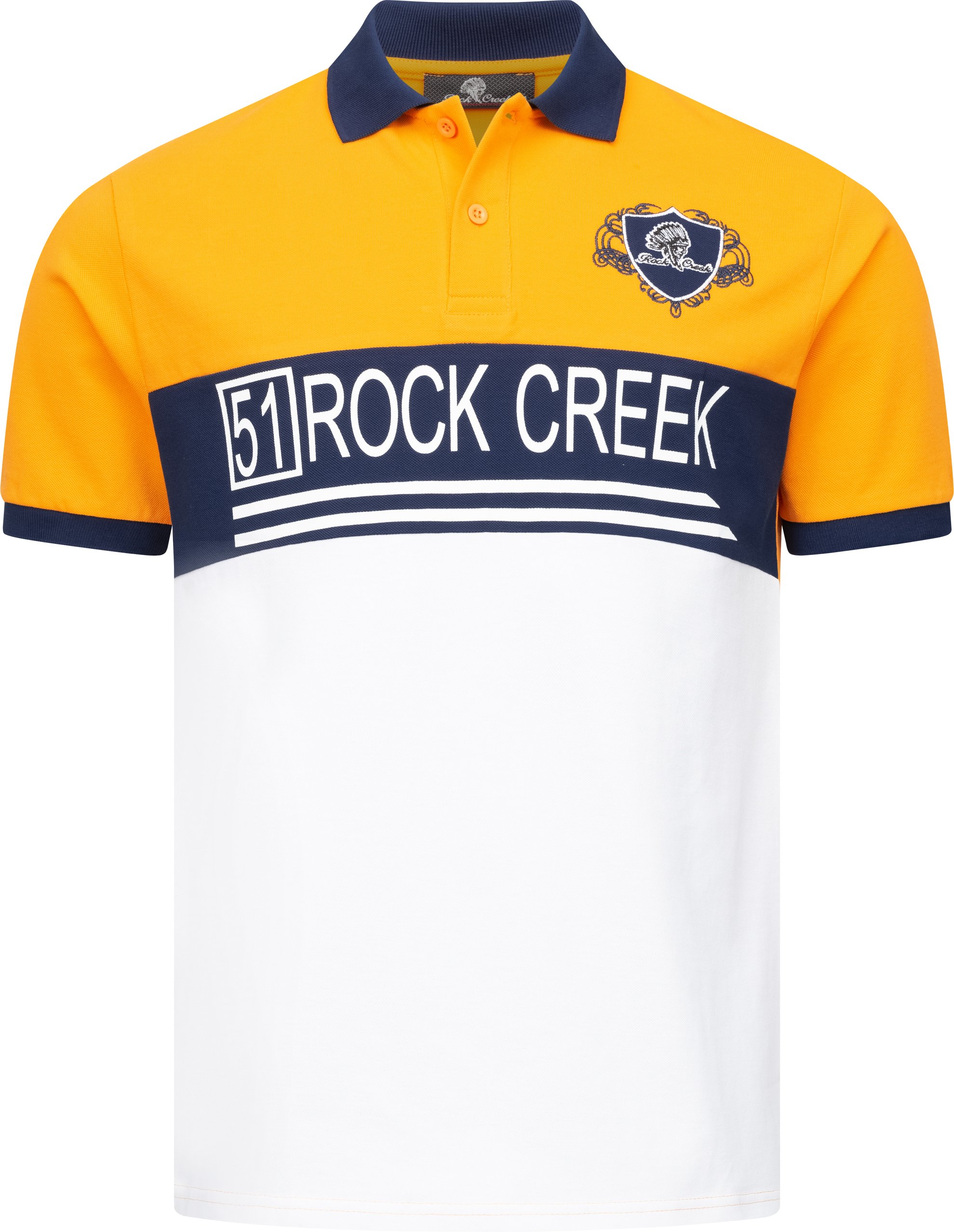 Rock Creek Poloshirt Maisgelb