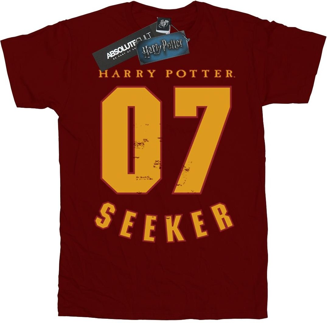 Harry Potter - "Seeker 07" T-Shirt für Mädchen (Burgunderrot)