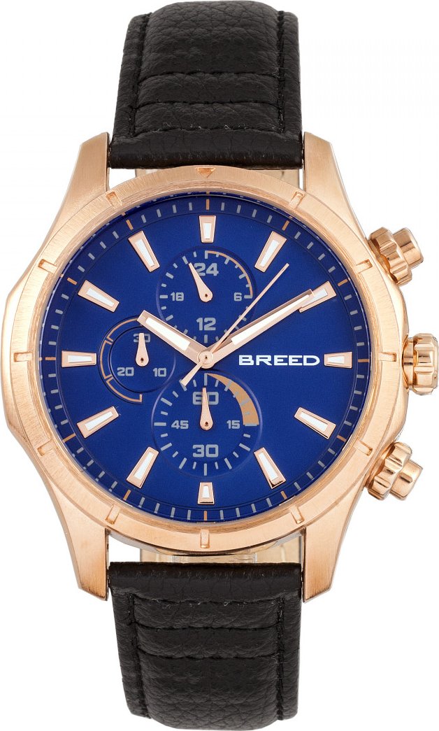 Breed Lacroix Chronograph Lederarmbanduhr