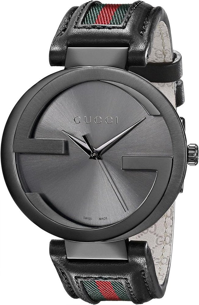 Thumbnail - Gucci YA133206 Interlocking 42mm rot und grün Muster Strap Unisex Watch