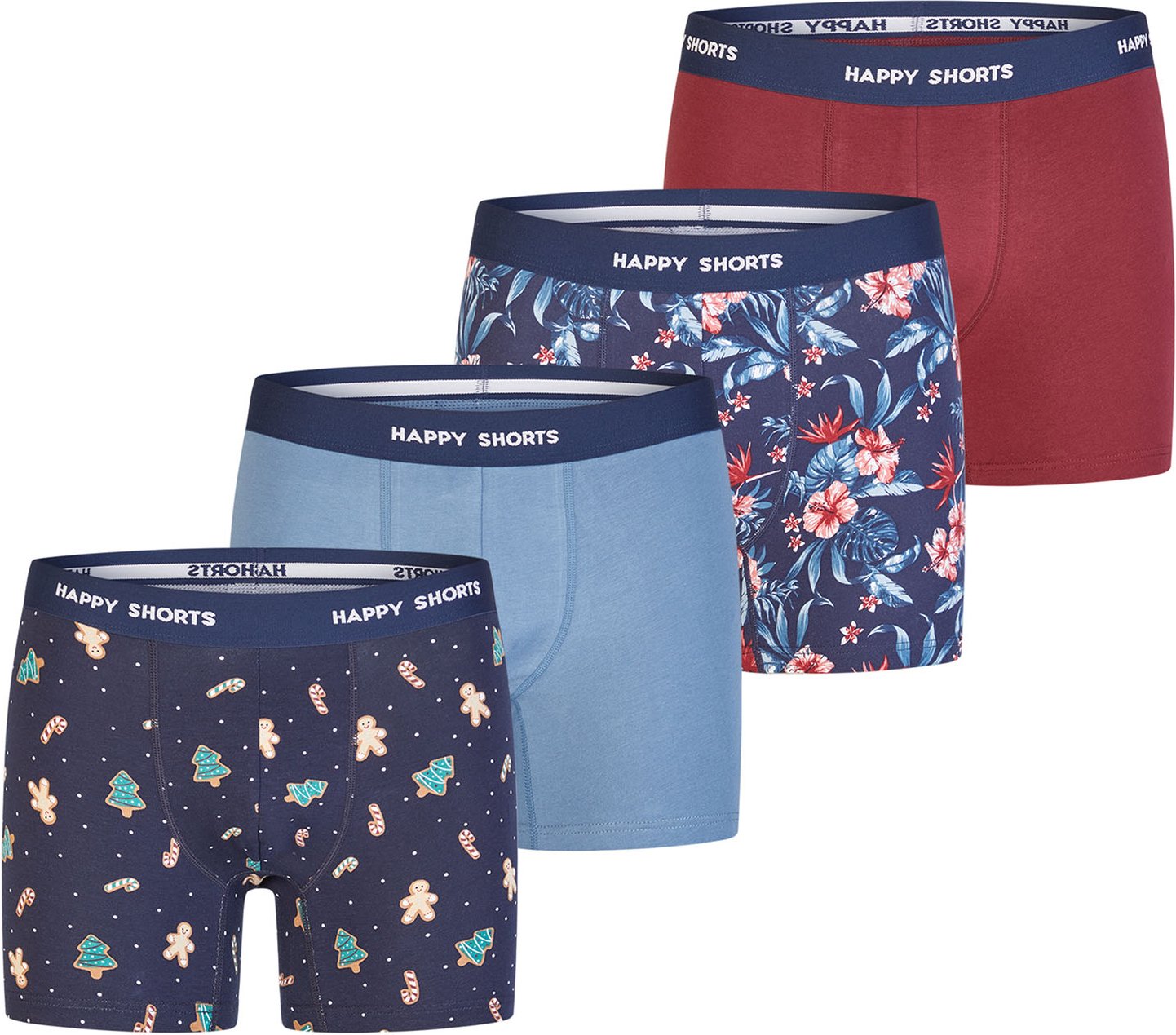 Thumbnail - Happy Shorts Herren Boxer ChristmasBoxershorts, Unterhose, Boxerbriefs