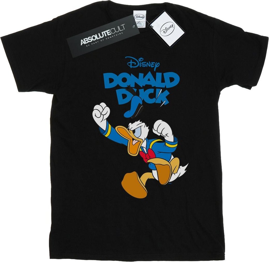 Disney - "Donald Duck Furious Donald" T-Shirt für Herren (Schwarz)