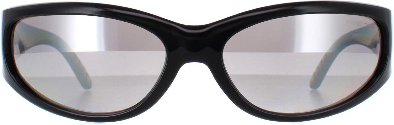 Thumbnail - Arnette Rectangle Mens Schwarz Dunkel Grau AN4283 Shyguy