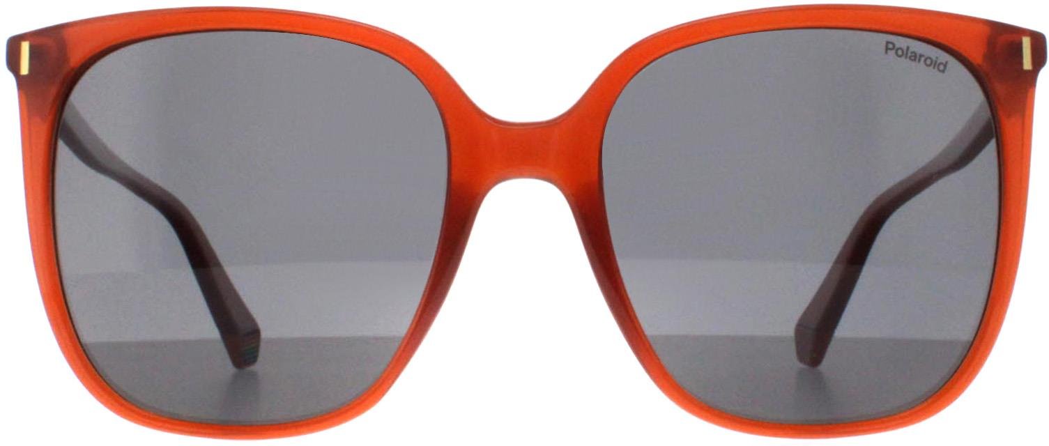 Thumbnail - Polaroid Square Damen Orange Grau Polarisiert PLD 6218/S