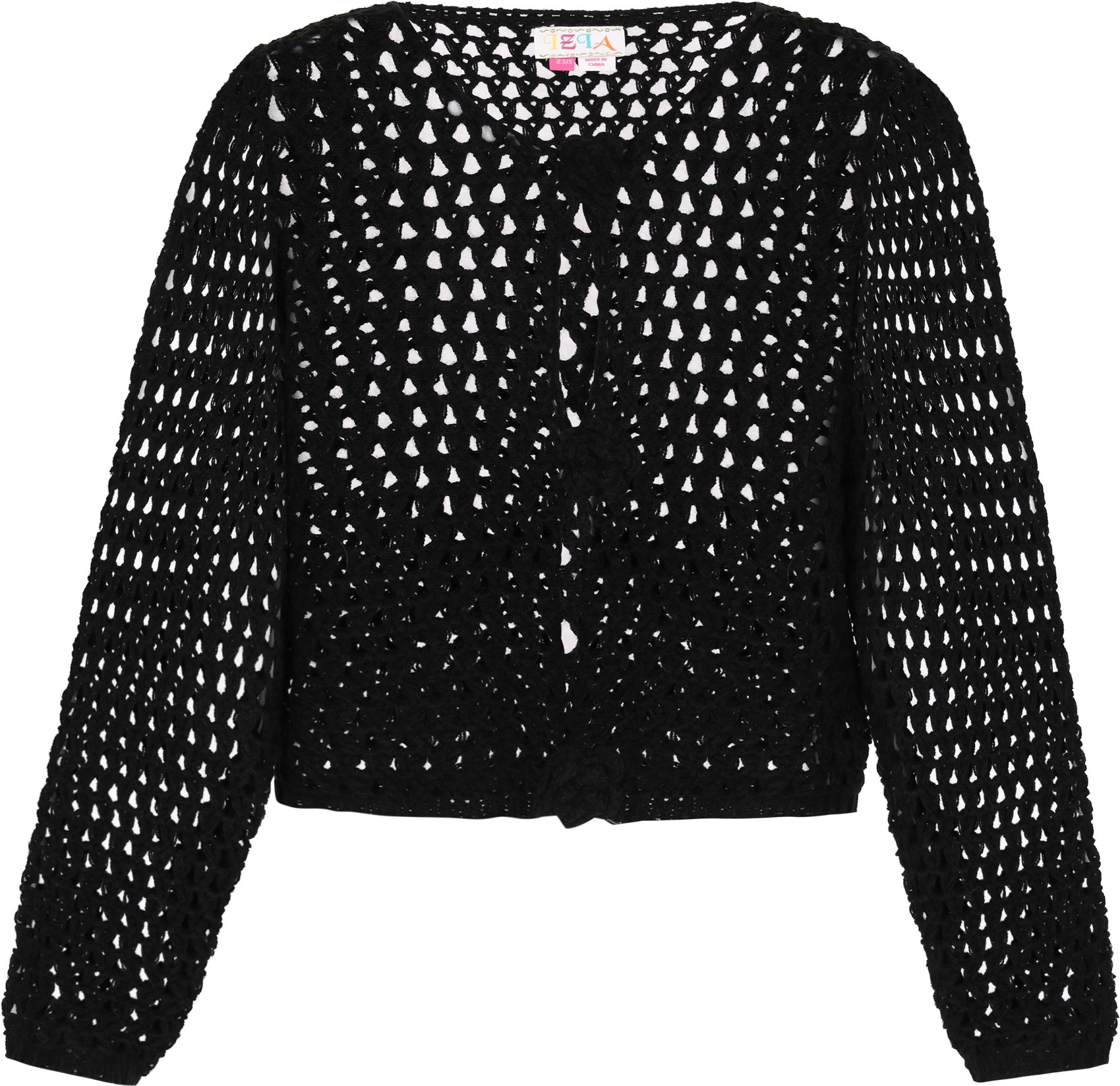 IZIA Strickjacke Frauen Schwarz