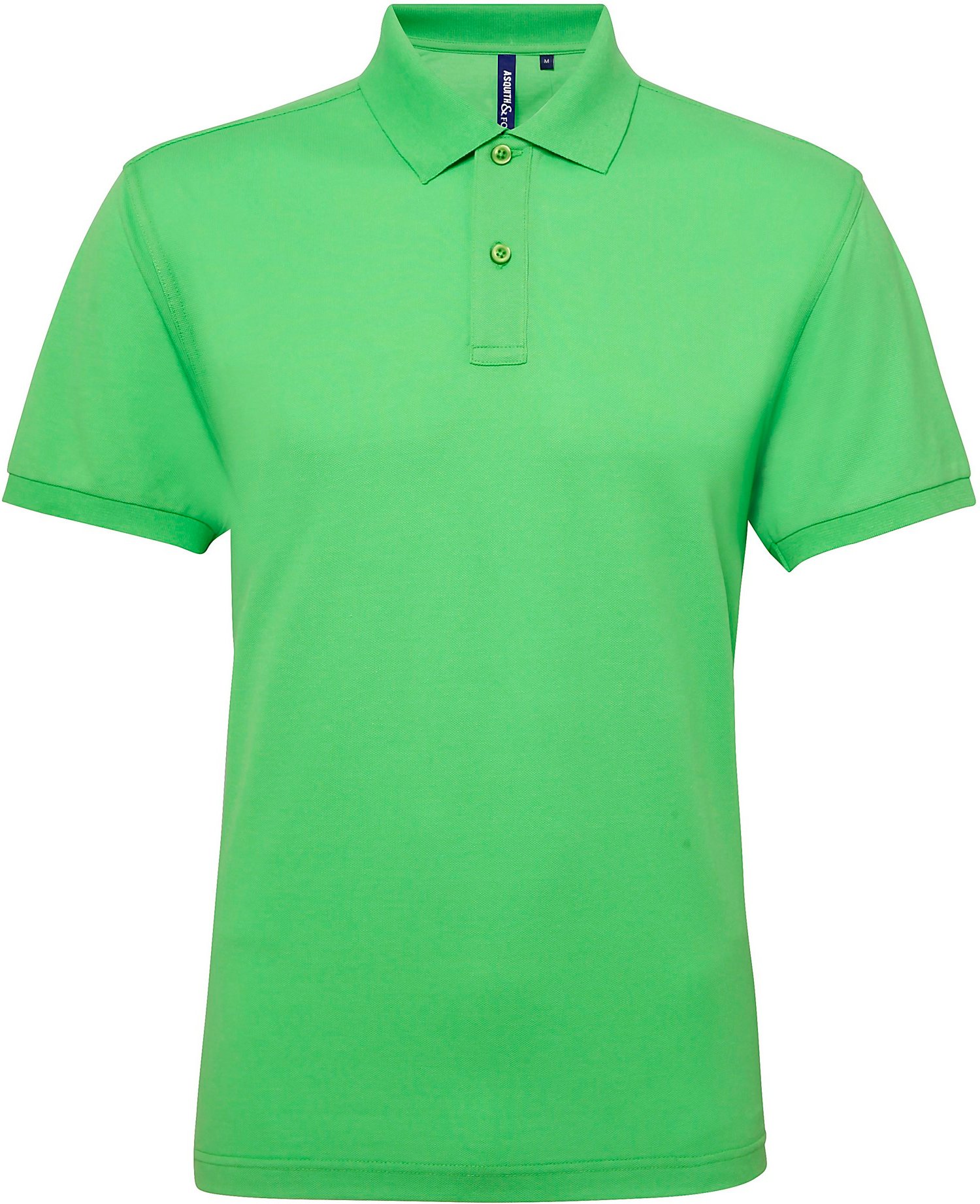 Thumbnail - Asquith & Fox Herren Kurzarm Performance Blend Polo Shirt (Limette)