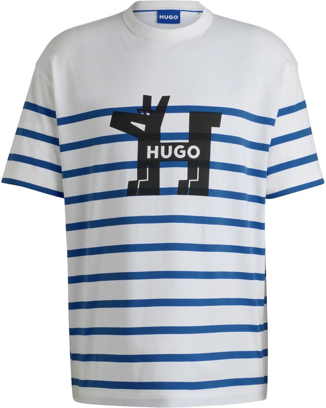 Hugo - "Nolastripe" Logo T-Shirt für Herren (Weiß)