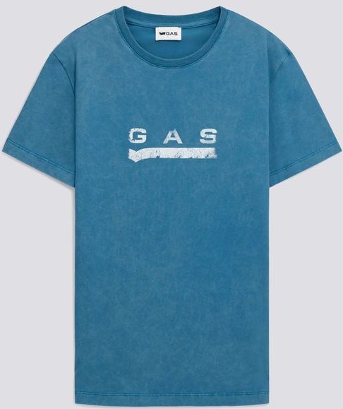 Blaues Herren SCUBA/S "GAS DISTR." T-shirt