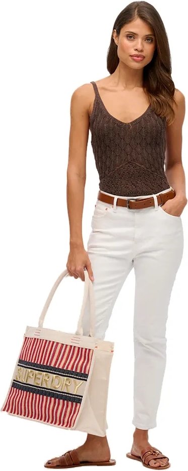 Superdry Damen Handtaschen Allrounder Bestickt