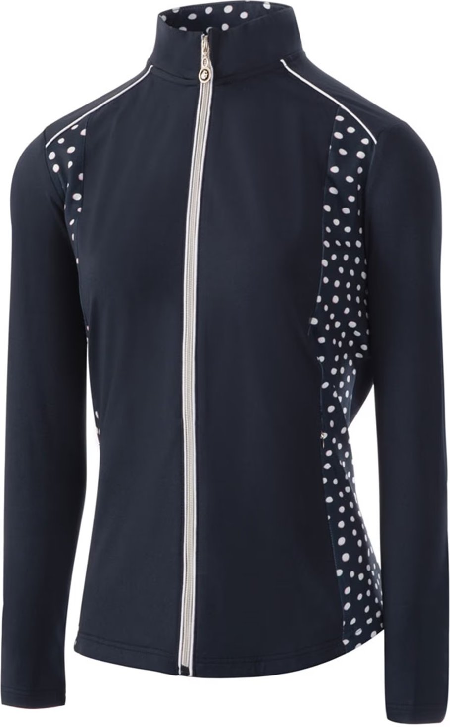 Island Green - Pullover Abgerundeter Saum für Damen (Marineblau/Weiß)