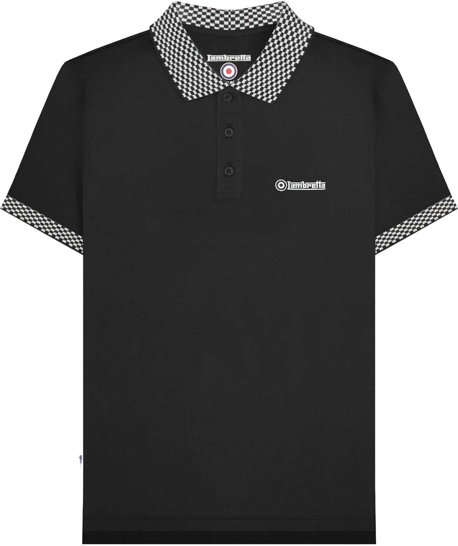 Lambretta - "SS25" Poloshirt für Herren (Schwarz)