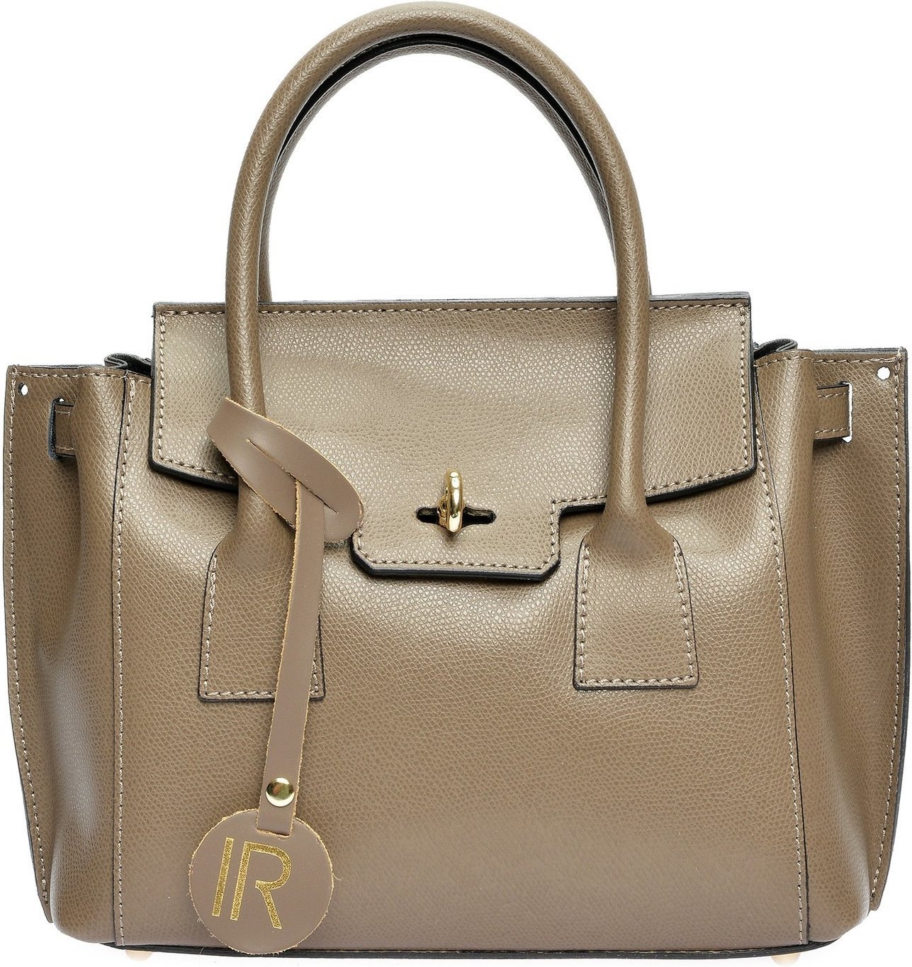 Isabella Rhea Beiger Leder Tasche