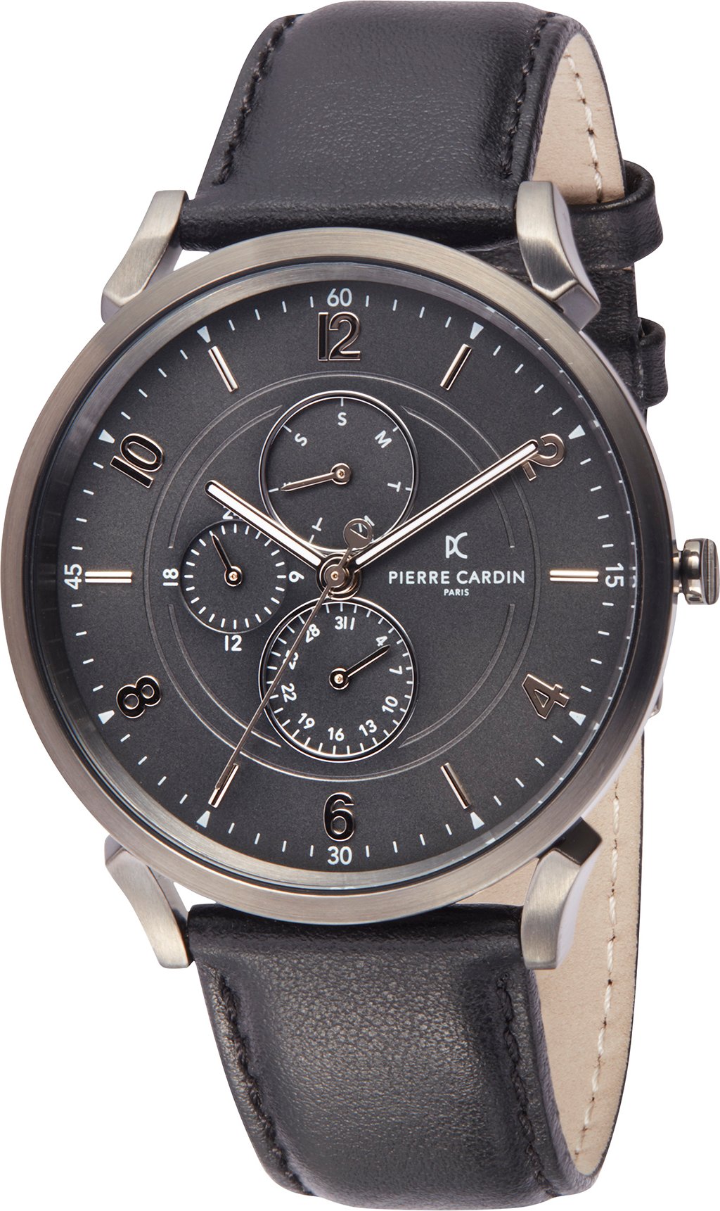 Pierre Cardin Pigalle Boulevard Schwarz Herren Armbanduhr CPI.2024