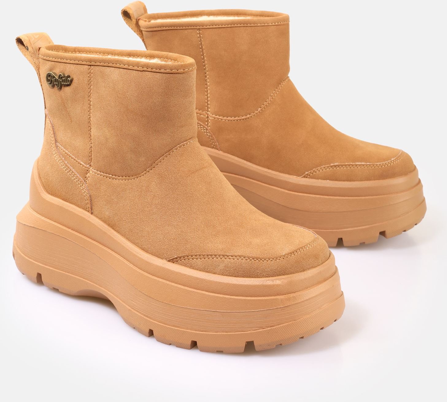 Buffalo Olympia Pull On LO Warm Damen Braune Stiefel