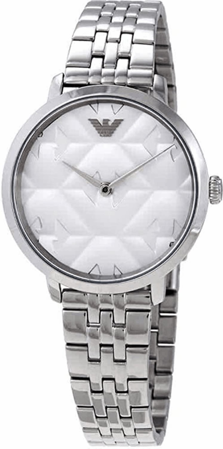 Emporio Armani Damenuhr Quartz Silber
