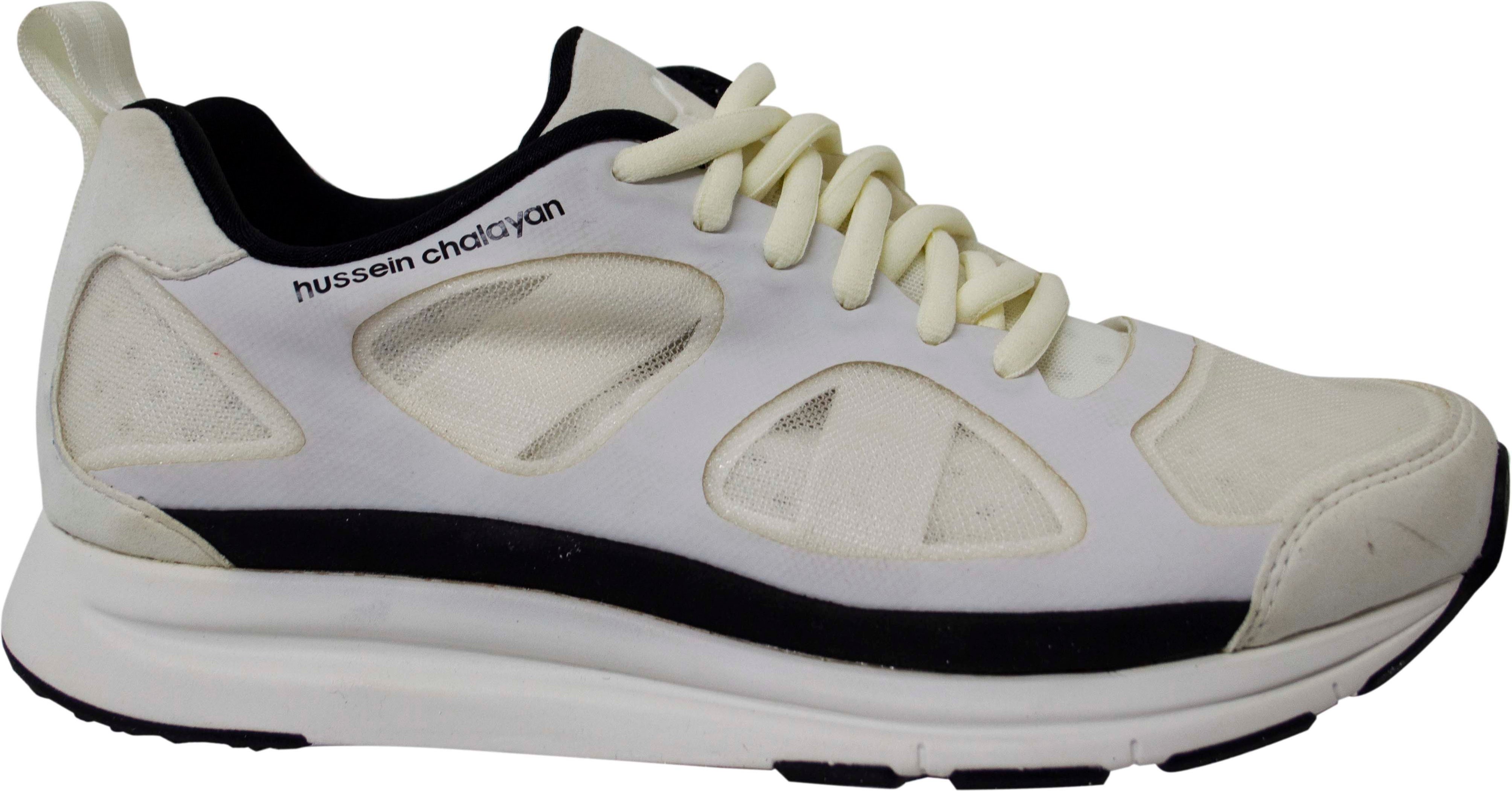 Puma H. Chalayan Mens White Haast Sommer Schnüre -up -Textil Trainer 355735 01