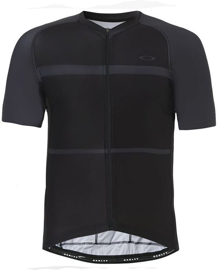 Oakley Kurzarm Zip Up Black Herren Radsport T-Shirt 434144 02e
