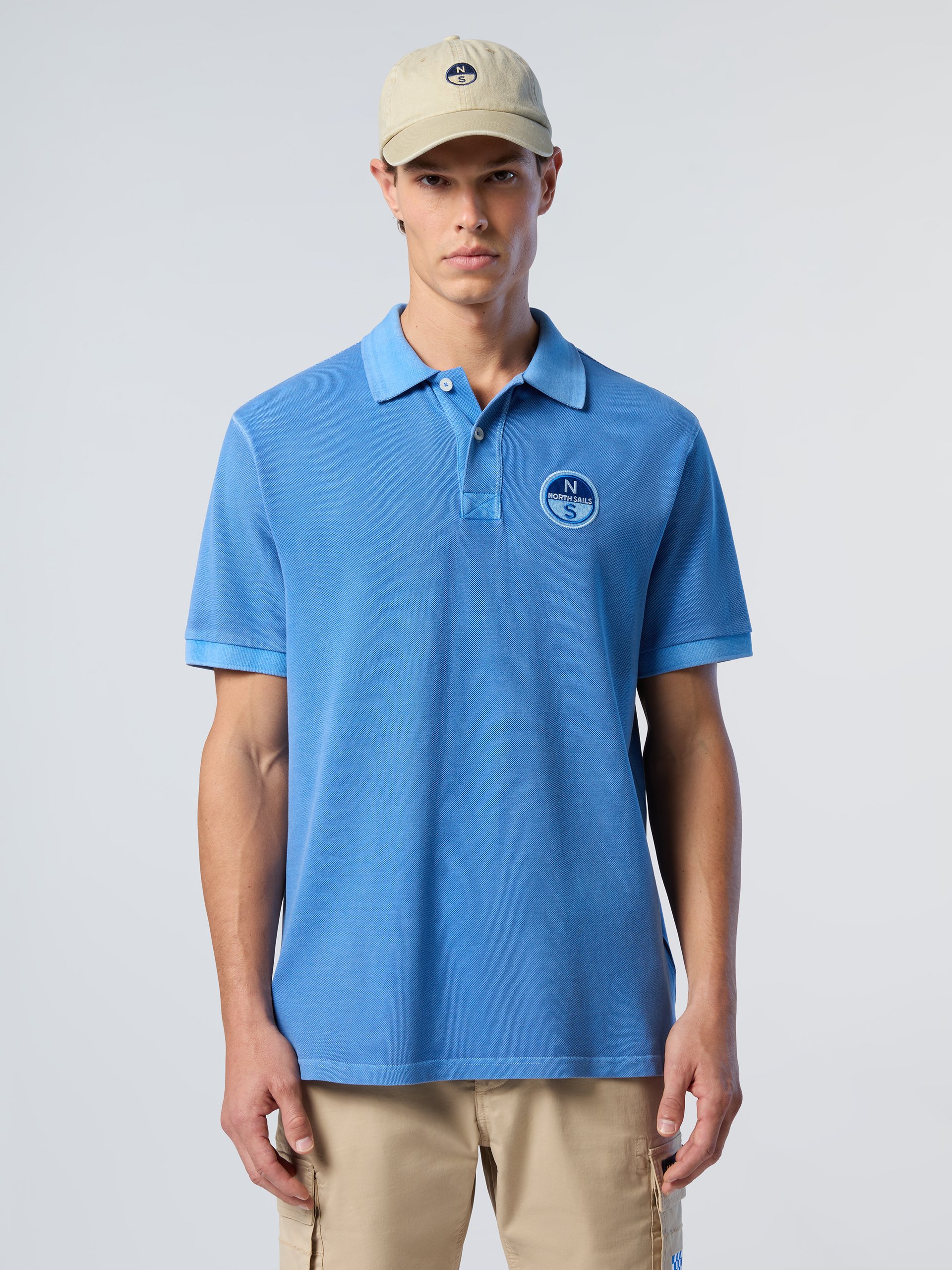 North Sails Polohemd Mit pigmentgefärbtem Finish