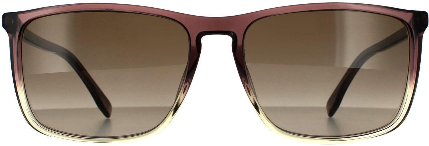 Hugo Boss Square Mens Braun Grau Braun Gradient Sonnenbrille