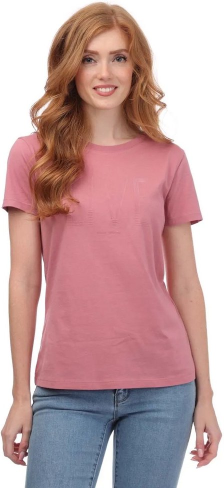 Armani - T-Shirt Rundhalsausschnitt für Damen (Rosa)