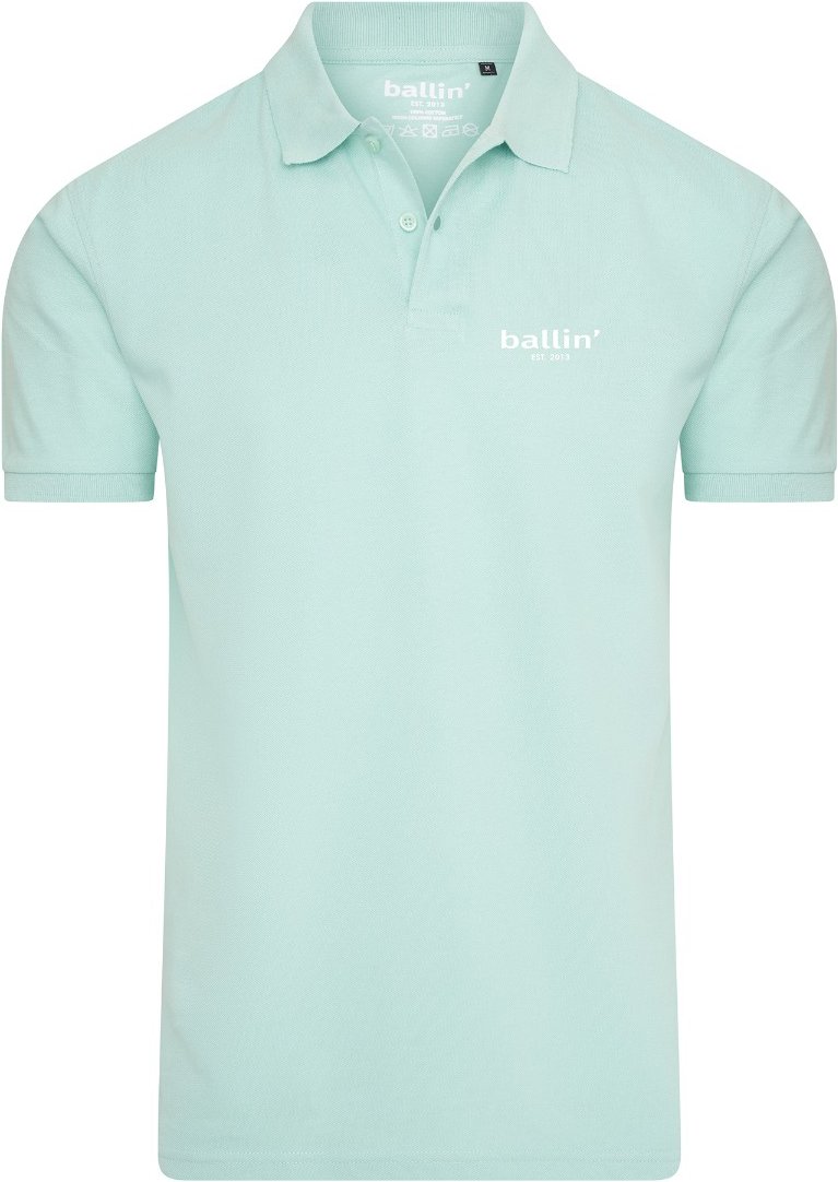 Basic Polo von Ballin Est. 2013 in der farbe Grun und in größe M.