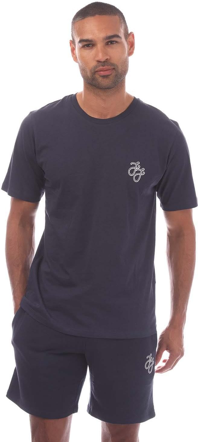 Jack And Jones - "Tag" T-Shirt und Shorts für Herren (Marine)