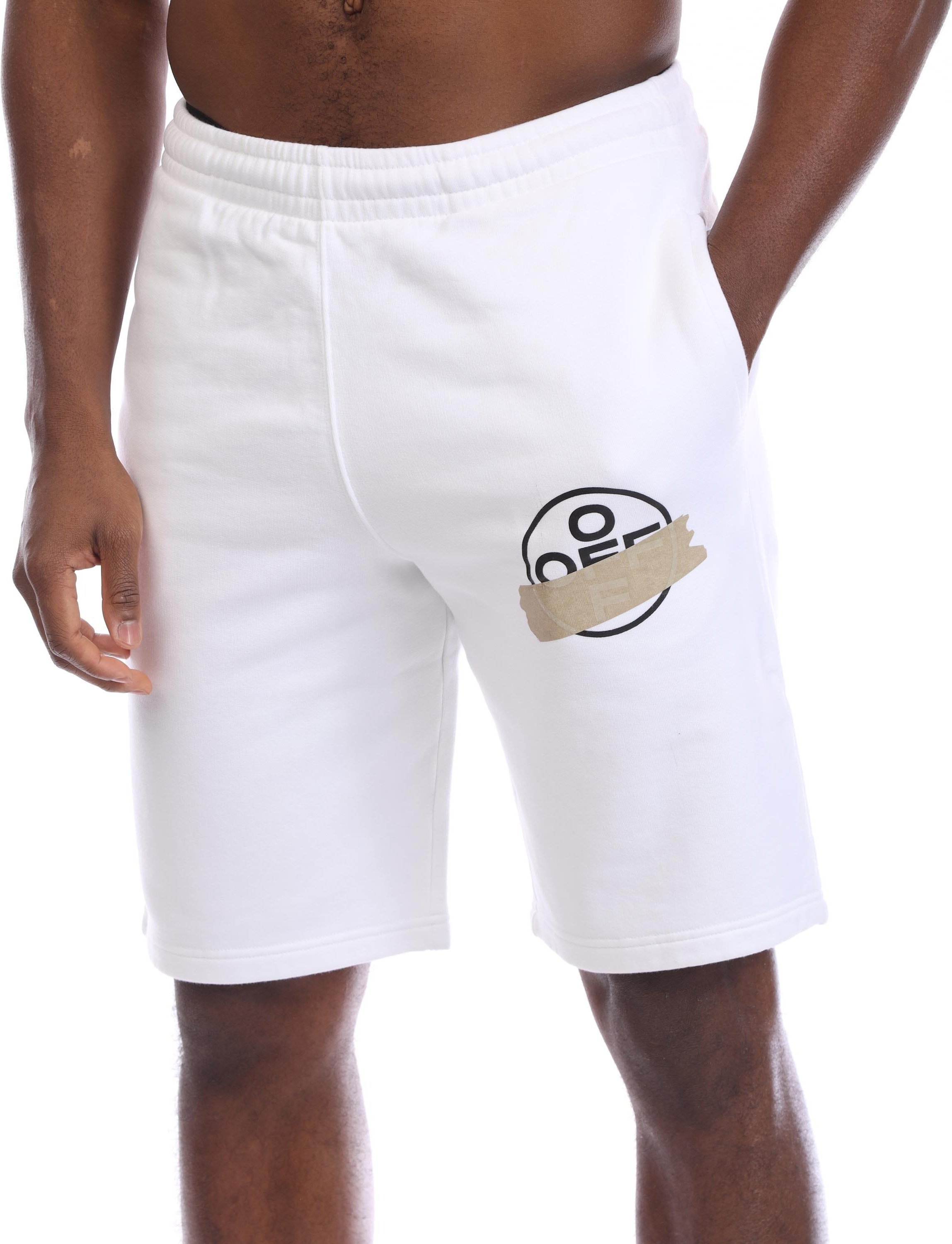 Thumbnail - Off White - Shorts für Herren (Weiß)