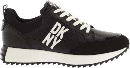 DKNY - "Nivens" Sneaker für Damen, Zum Schnüren (Schwarz/Weiß)