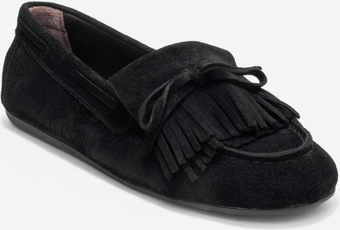 Axeli Leder Quaste Loafer Damen
