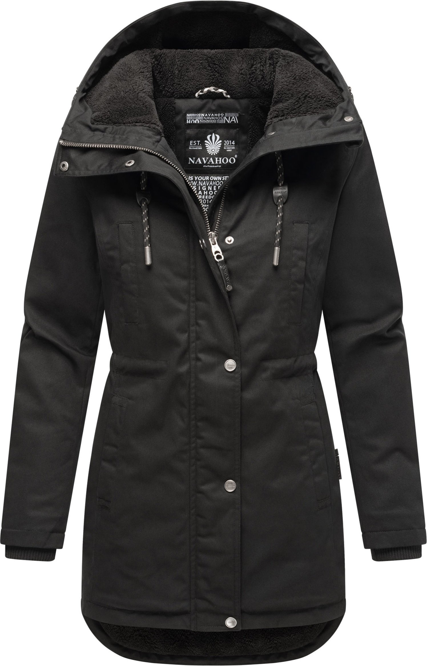 Thumbnail - Navahoo Winterfunke Damen Winterjacke mit Teddyfellfutter