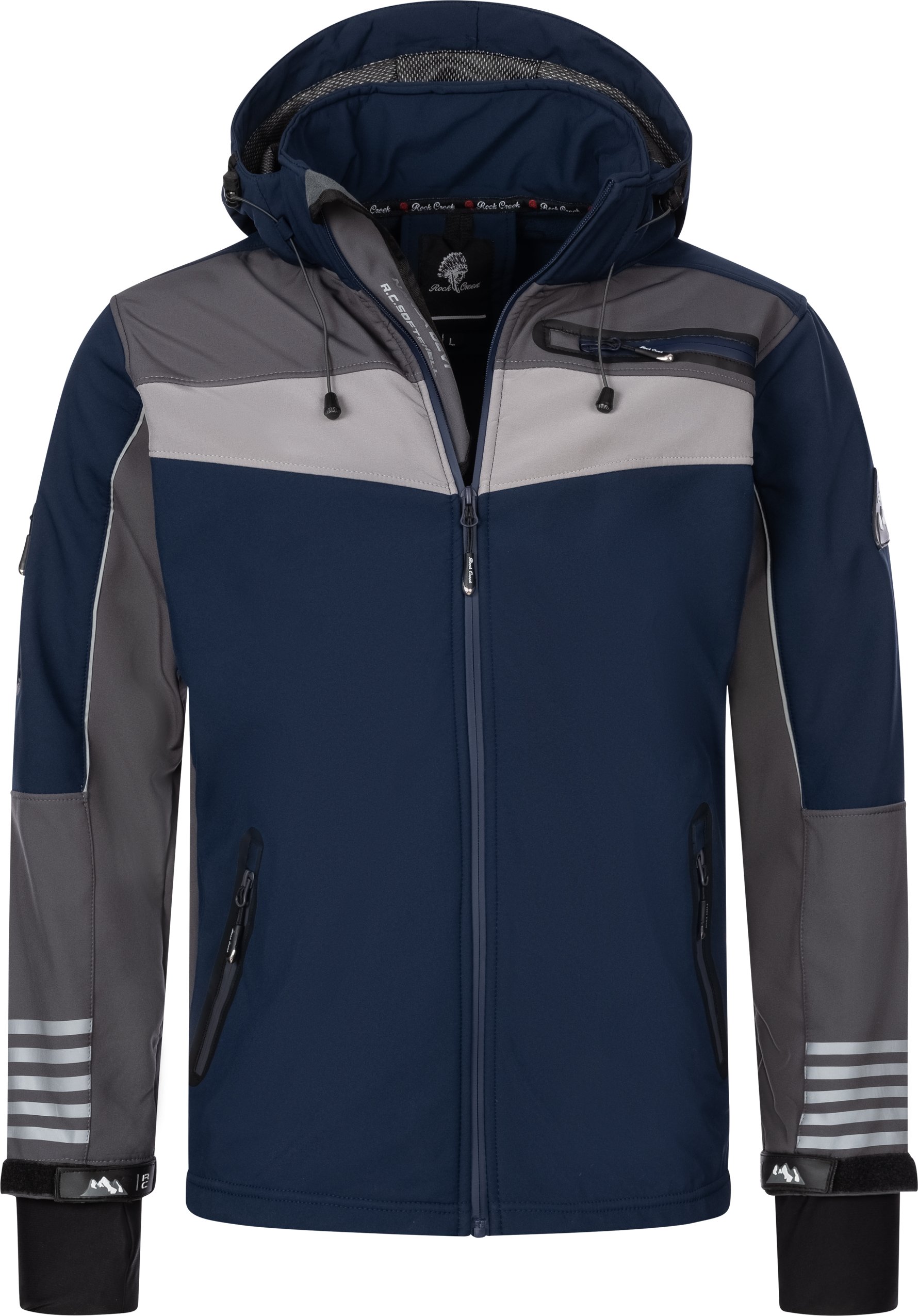Thumbnail - Rock Creek Softshelljacke Navy