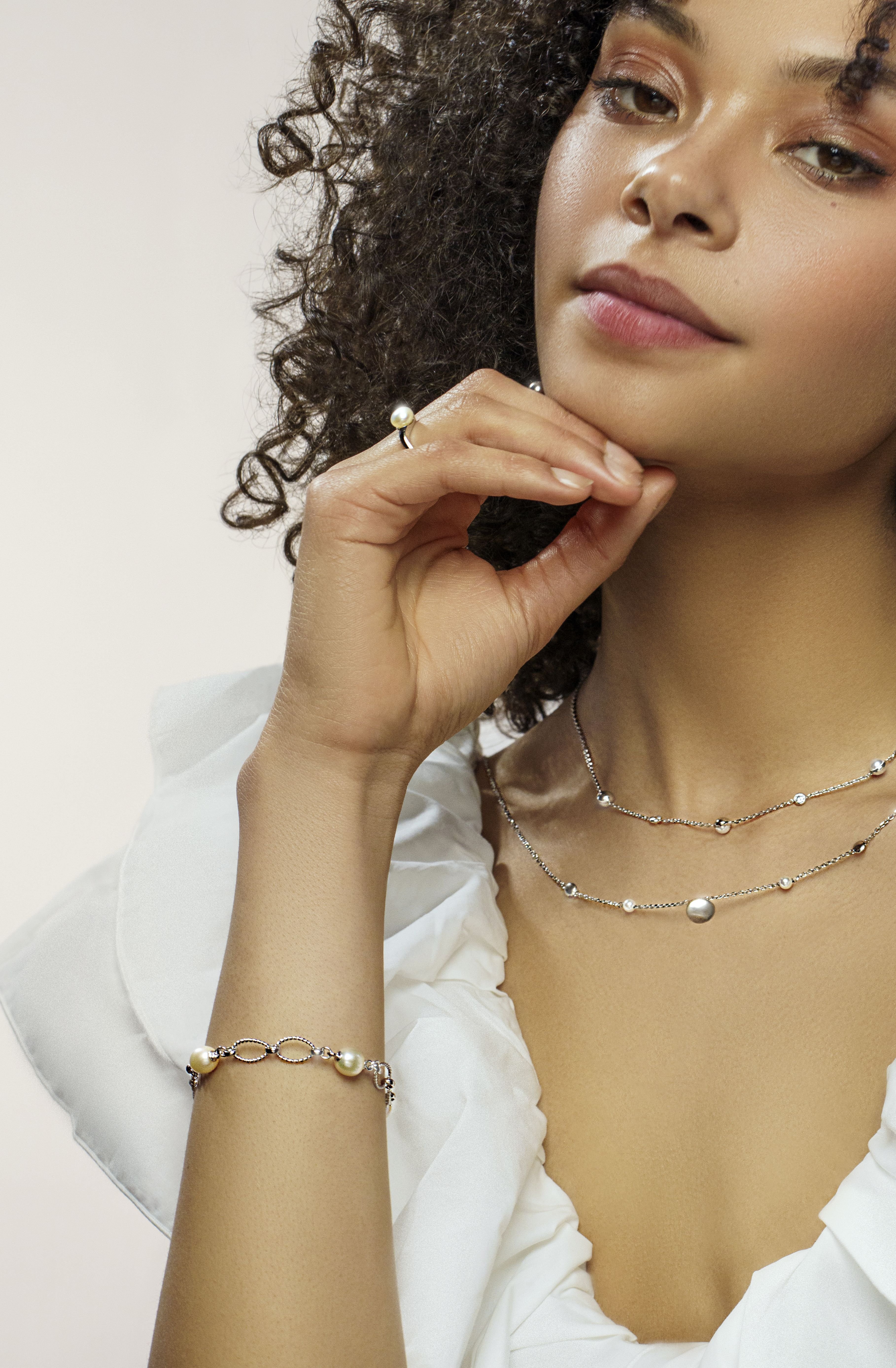 Orphelia Damen 925 Sterling Silber Armband - Silber ZA-7271