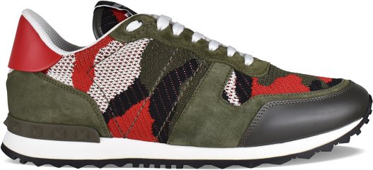 Valentino Garavani Sneakers Rockrunner Kaki
