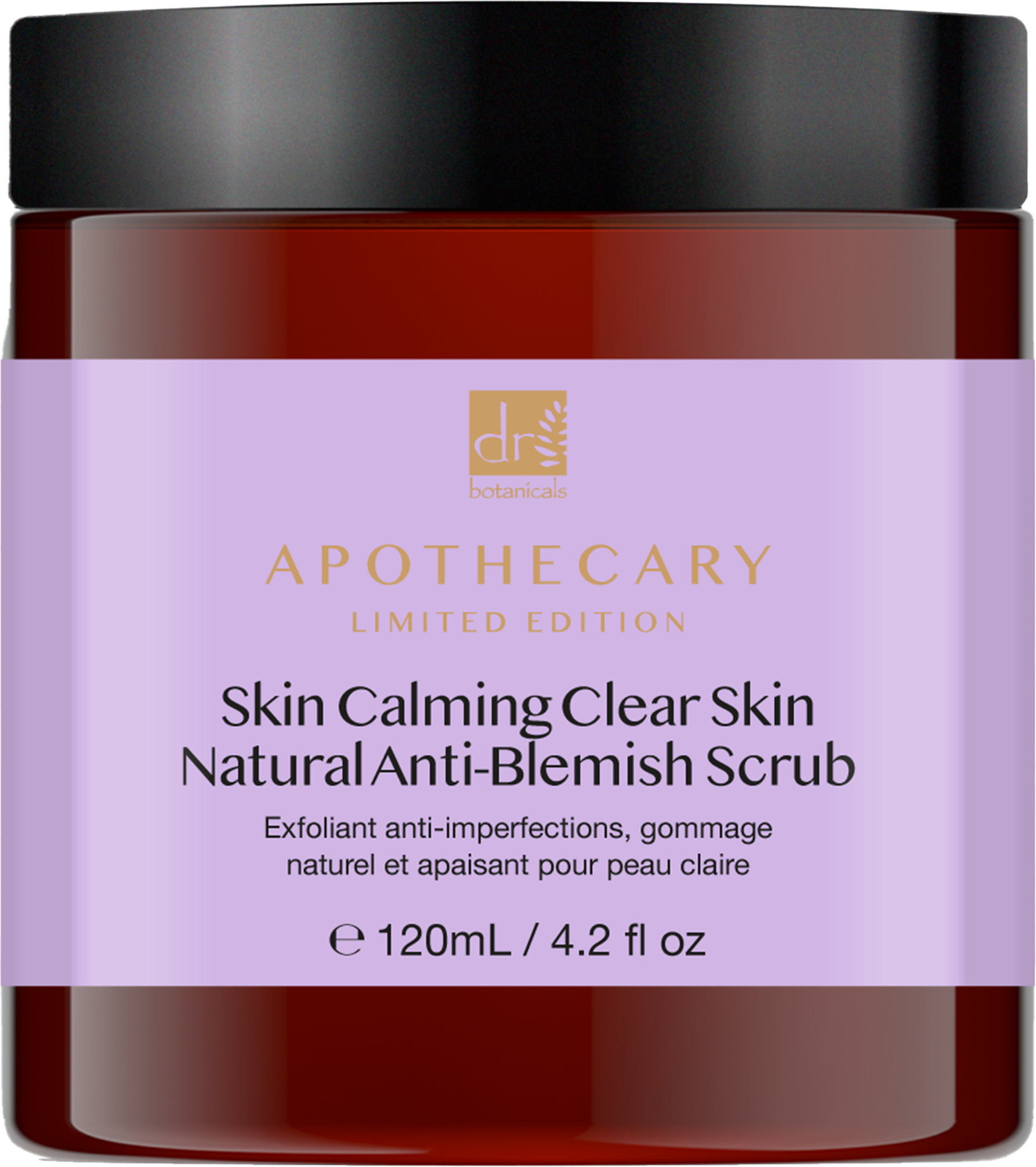 Dr Botanicals Skin Calming Clear Skin Natural Anti-Blemish Scrub 120ml