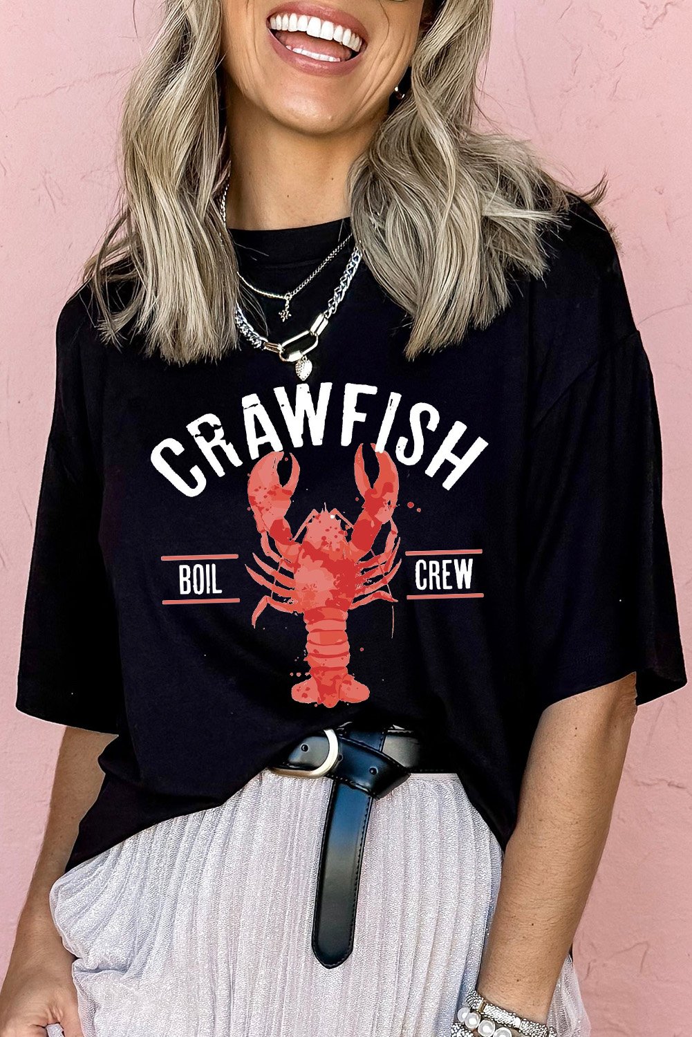 Crawfish Boil Crew Grafik T-Shirt