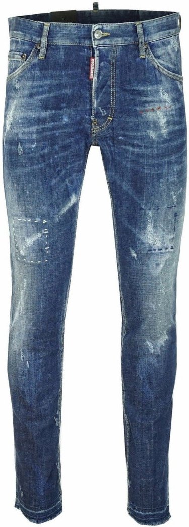 Dsquared2 Cool Guy Jean Blaue Ausgefranste Jeanshose