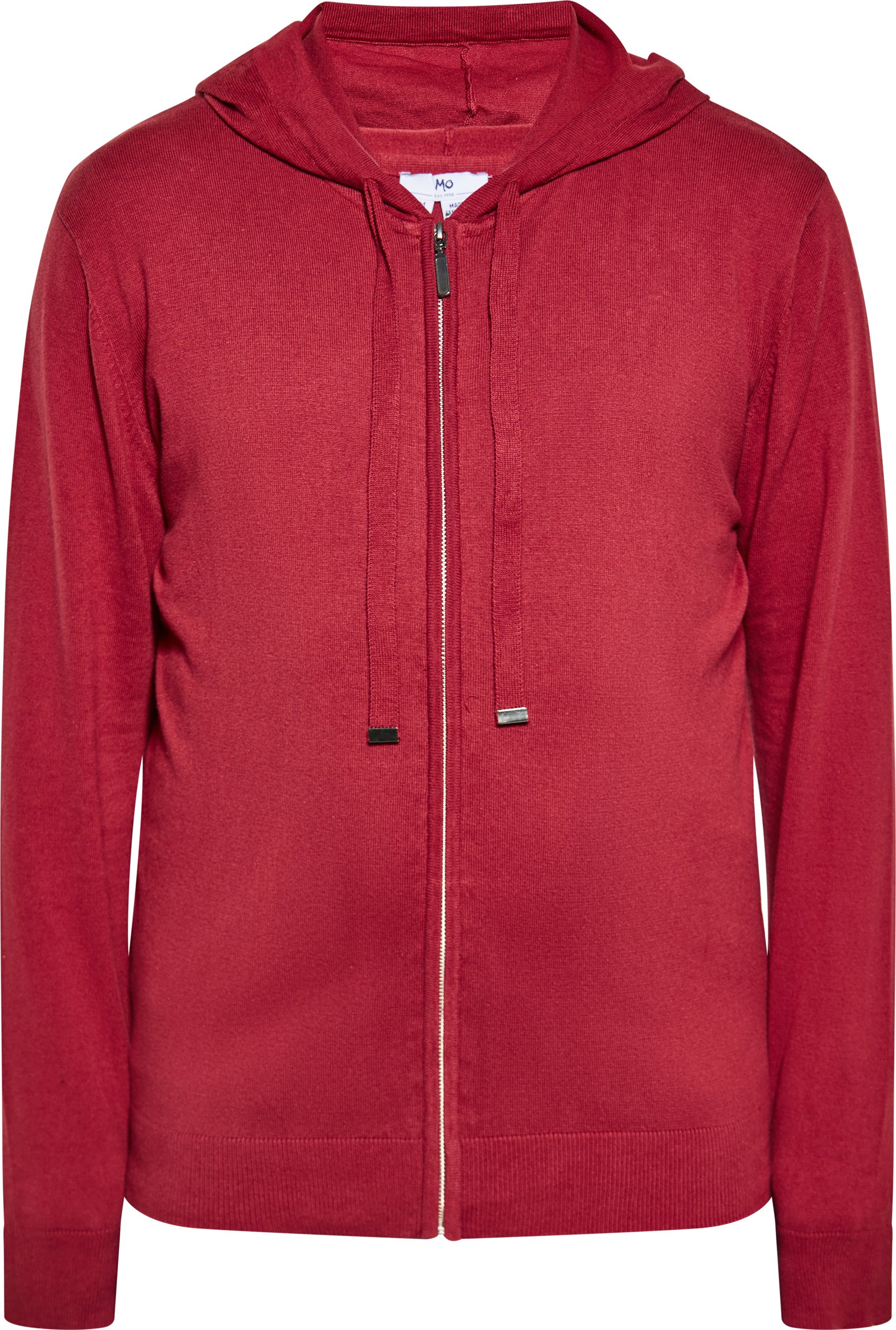 Mo Kapuzenjacke Herren weinrot